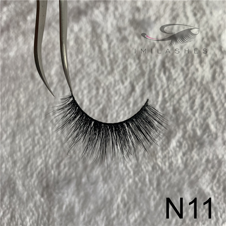 Wholesale real velour mink fur lashes